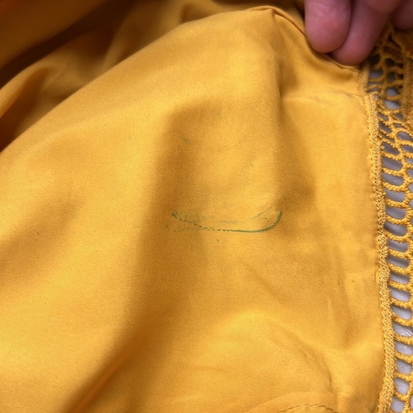 SAYLOR Mustard Reine Lace Sheath Dress Size XS - Picture 14 of 14